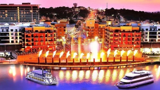 Branson Landing Fountain Show Schedule 2026: Times & Songs